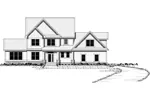 Traditional House Plan Front Image of House - Seaton Point Craftsman Home 091D-0457 - Shop House Plans and More