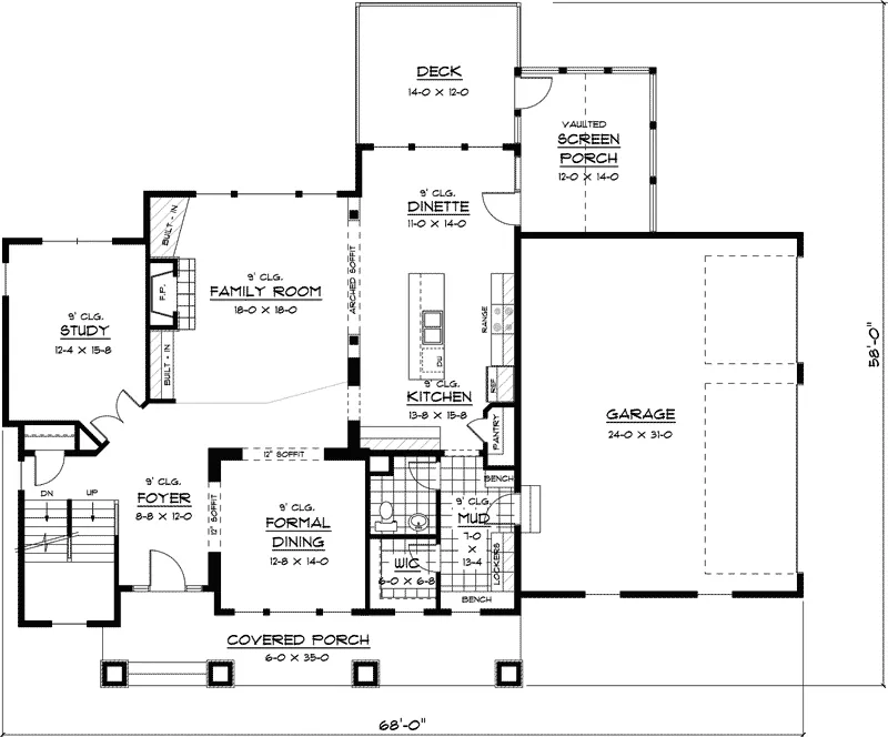 Traditional House Plan First Floor - Burberry Luxury Country Home 091D-0459 - Search House Plans and More