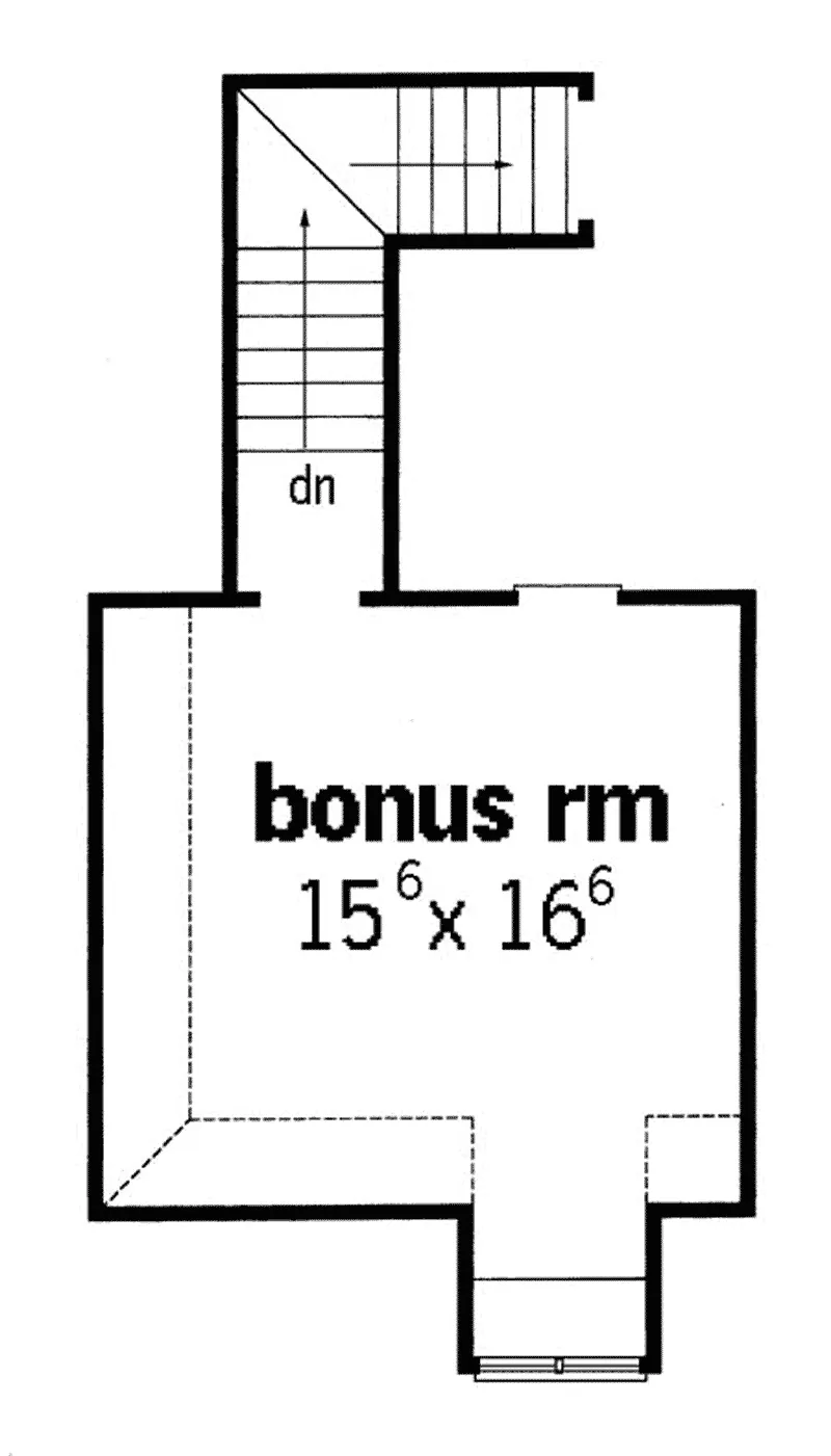 Ranch House Plan Bonus Room - Clerkenwell Ranch Home 092D-0035 - Search House Plans and More