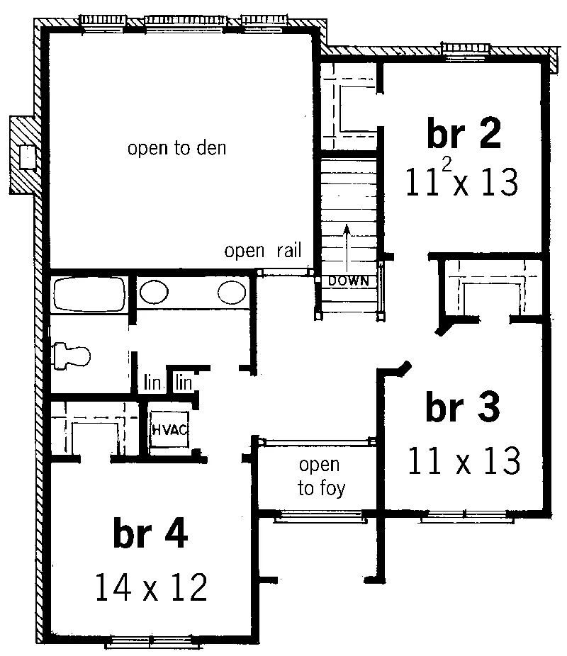 European House Plan Second Floor - Pheasant Woods European Home 092D-0177 - Shop House Plans and More