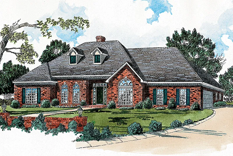 Ranch Home With Pleasing Brick Exterior