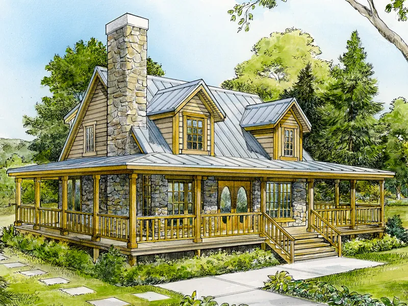 Acadian House Plan Front Image - Faxon Farmhouse 095D-0016 - Search House Plans and More