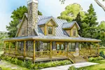 Acadian House Plan Front Image - Faxon Farmhouse 095D-0016 - Search House Plans and More