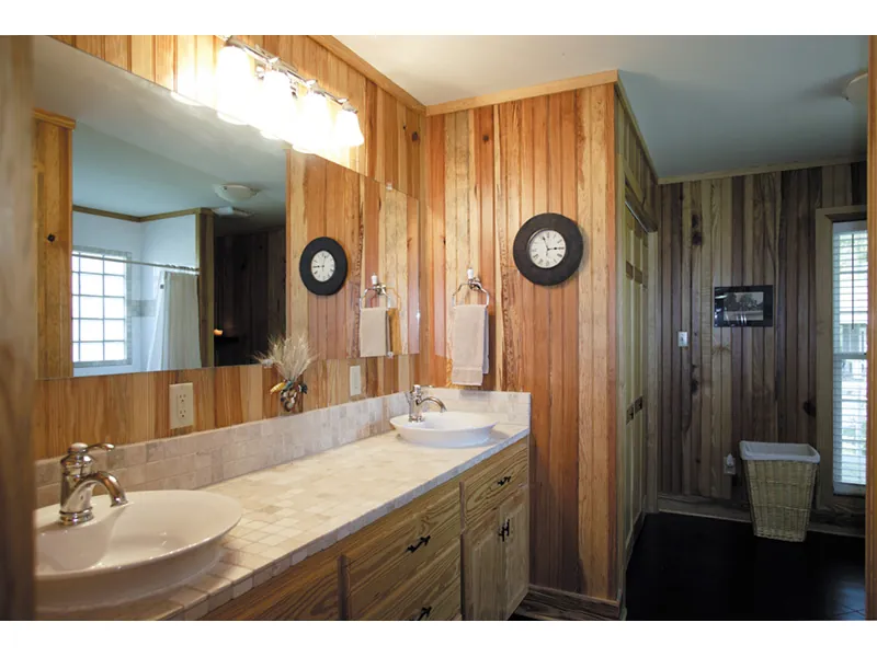 Acadian House Plan Master Bathroom Photo 01 - Faxon Farmhouse 095D-0016 - Search House Plans and More
