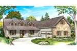 Mountain House Plan Front of Home - Coble Rustic Home 095D-0047 - Search House Plans and More