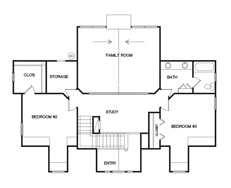 Rustic House Plan Second Floor - Flatwoods Country Home 095D-0048 - Search House Plans and More