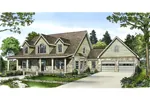Rustic House Plan Front of Home - Flatwoods Country Home 095D-0048 - Search House Plans and More