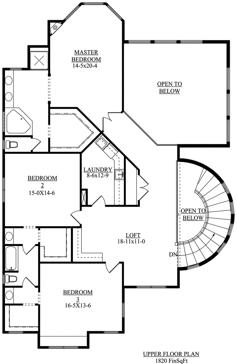 Craftsman House Plan Second Floor - Tahoe Point Craftsman Home 101D-0031 - Shop House Plans and More