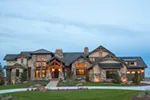 Mediterranean House Plan Front of Home - Paxton Peak Luxury Home 101D-0051 - Shop House Plans and More
