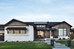 Modern House Plan Front of Home - Carson Cliff Rustic Home 101D-0059 - Search House Plans and More