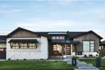 Modern House Plan Front Photo 03 - Carson Cliff Rustic Home 101D-0059 - Search House Plans and More