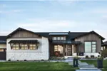Modern House Plan Front Photo 05 - Carson Cliff Rustic Home 101D-0059 - Search House Plans and More