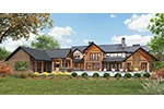 Arts & Crafts House Plan Rear Photo 01 - 101D-0160 - Shop House Plans and More