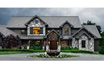 Traditional House Plan Front Photo 02 - Elk Trail Rustic Luxury Home 101S-0013 - Search House Plans and More