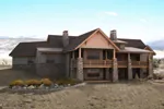 Ranch House Plan Rear Photo of House - Dallin Mountain Home 101S-0018 - Search House Plans and More