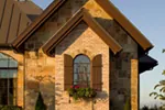 Ranch House Plan Front Photo 05 - Brick and Stone Home 101S-0024 | Stone Exterior Home