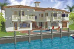 Florida House Plan Color Image of House - Isleworth Manor Santa Fe Home 106S-0060 - Search House Plans and More