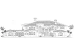 Santa Fe House Plan Front Elevation - De Leon Springs Spanish Home 106S-0074 - Search House Plans and More