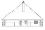 European House Plan Right Elevation - Arnolds Cove Luxury Home 115D-0001 - Search House Plans and More