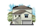 Florida House Plan Front of House 116D-0034
