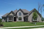 Arts & Crafts House Plan Front of Home - Arblay Hill Luxury Home 119S-0012 - Search House Plans and More