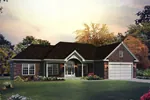 Attractive Brick Ranch Home With Classic Traditional Style