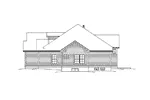 Shingle House Plan Right Elevation - Emilia Cape Cod Ranch Home 121D-0006 - Search House Plans and More