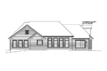 Craftsman House Plan Rear Elevation - Gabriella Luxury Ranch Home 121D-0019 - Search House Plans and More
