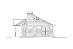 Cape Cod & New England House Plan Right Elevation - Sydney Country Style Home 121D-0025 - Shop House Plans and More