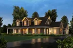 Farmhouse Plan Front of Home - Rachel Country Home 121D-0026 - Shop House Plans and More