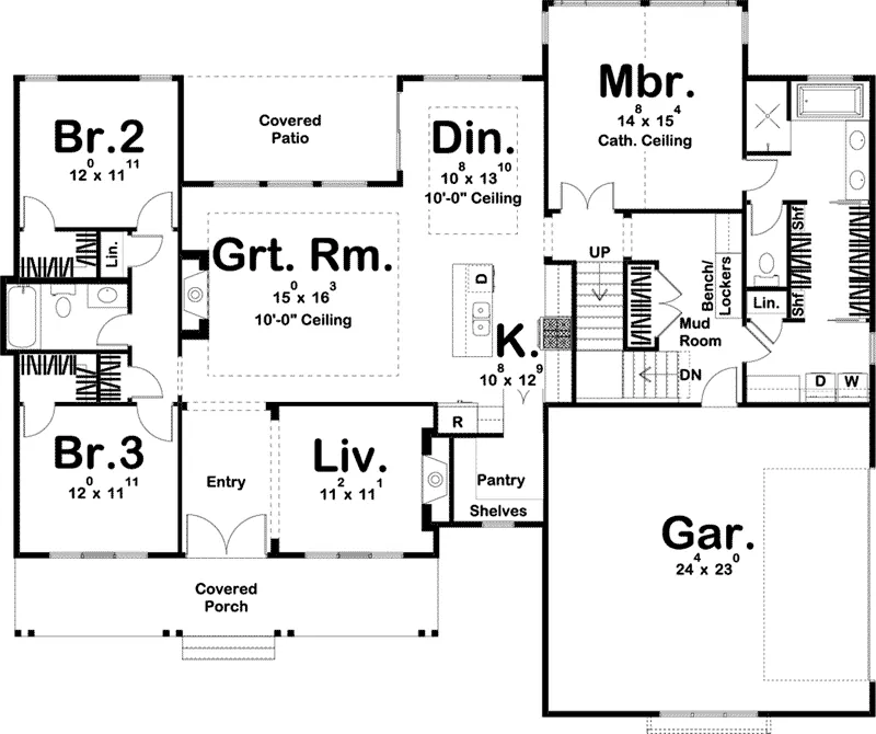 Plan 123D-0144 - Shop House Plans and More