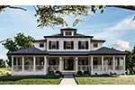 Farmhouse Plan Front of Home - 123S-0035 - Shop House Plans and More