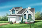 Traditional House Plan Front of House 126D-0002