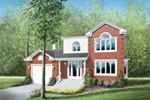 Traditional House Plan Front of House 126D-0004