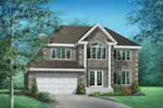 Traditional House Plan Front of House 126D-0006