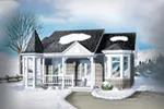 Cabin & Cottage House Plan Front of Home - Banbridge Country Ranch Home 126D-0016 - Search House Plans and More