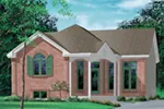 European House Plan Front of Home - Doellman Traditional Home 126D-0313 - Search House Plans and More