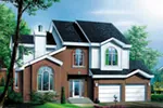Neoclassical House Plan Front of Home - Garton Neoclassical Home 126D-0321 - Search House Plans and More