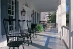 Traditional House Plan Porch Photo 01 - Garrison Colonial Home 128D-0004 - Search House Plans and More
