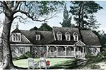 Country French House Plan Front of House 128D-0012