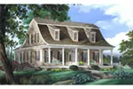 Shingle House Plan Front of Home - Chesnutridge Shingle Home 128D-0051 - Search House Plans and More