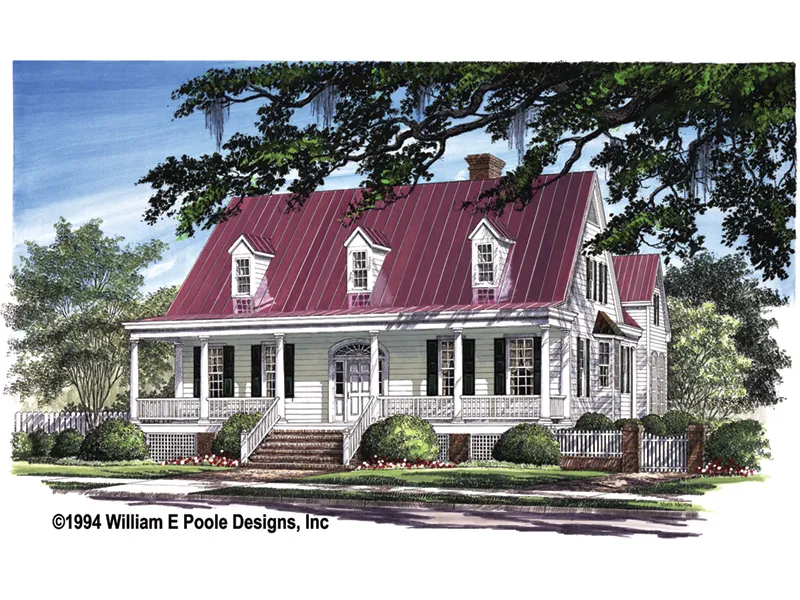 Rustic House Plan Front Image - Edisto River Cottage Home 128D-0065 - Search House Plans and More