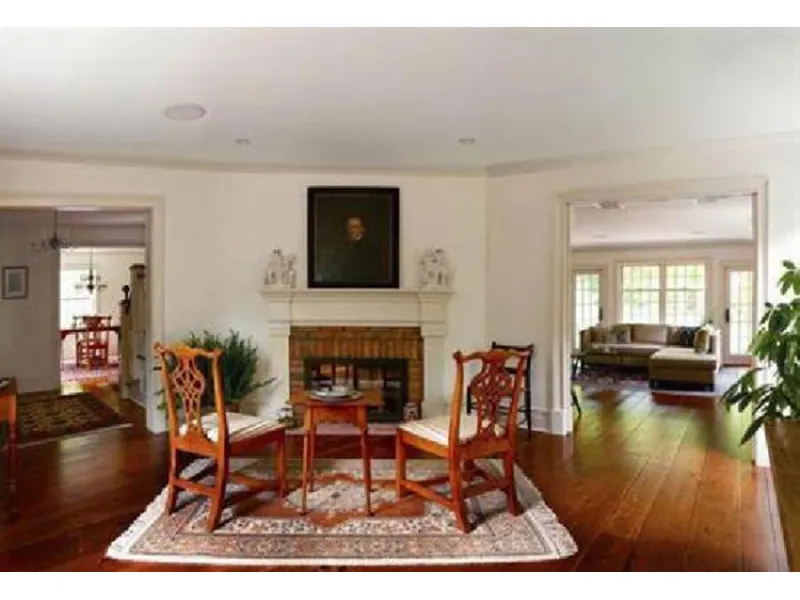 Colonial House Plan Living Room Photo 01 - Guilford Hill Colonial Home 128D-0075 - Search House Plans and More