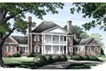 Traditional House Plan Front Image - Richmond Bend Plantation Home 128D-0115 - Shop House Plans and More