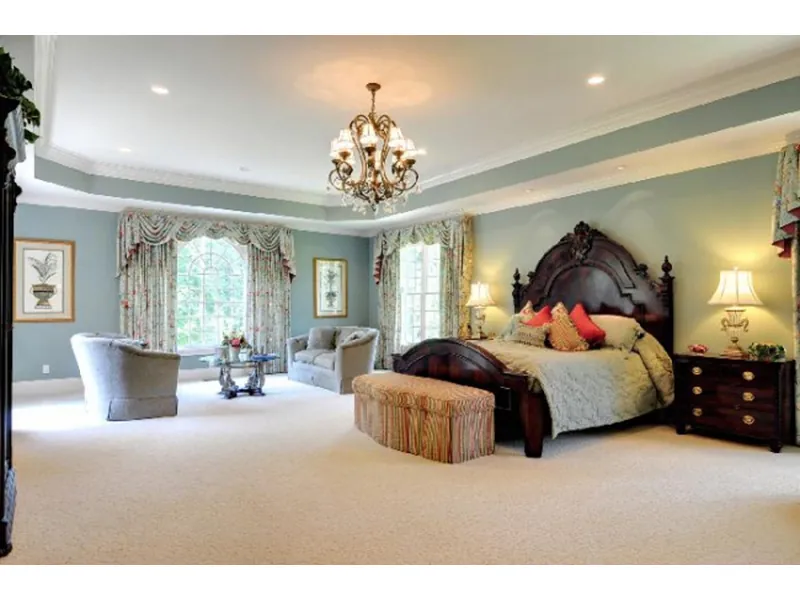 Traditional House Plan Master Bedroom Photo 02 - Richmond Bend Plantation Home 128D-0115 - Shop House Plans and More