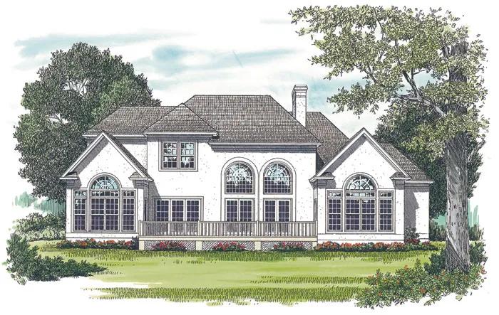 Craftsman House Plan Color Image of House - Spiegel European Home 129D-0021 - Shop House Plans and More