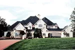 Mediterranean House Plan Front of Home - Howell Hollow Luxury Home 129S-0009 - Search House Plans and More