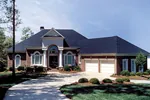 Colonial House Plan Front of House 129S-0019