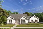 Traditional House Plan Front of House 130D-0321