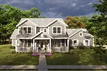 Cabin & Cottage House Plan Front of House 130D-0322